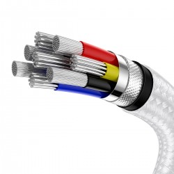 Universalcable Type C to Type C PD100W Power Delivery Cafule Metal Cable CATJK-D02 2 mBalts | mobilo.lv