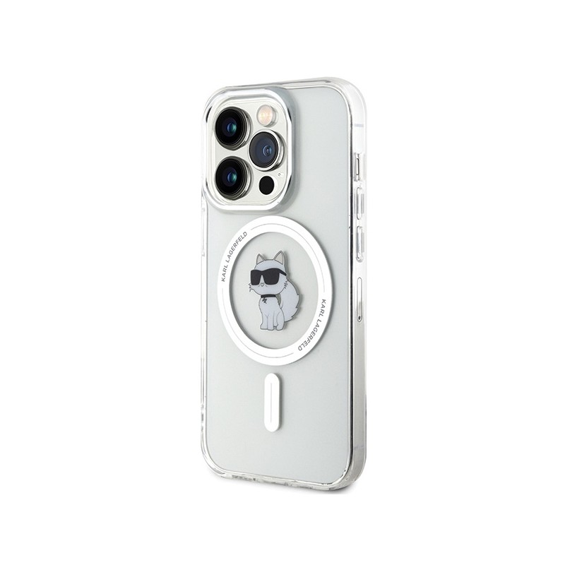 Karl Lagerfeld KLHMP15LHFCCNOT iPhone 15 Pro 6.1" transparent hardcase IML Choupette MagSafe|mobilo.lv