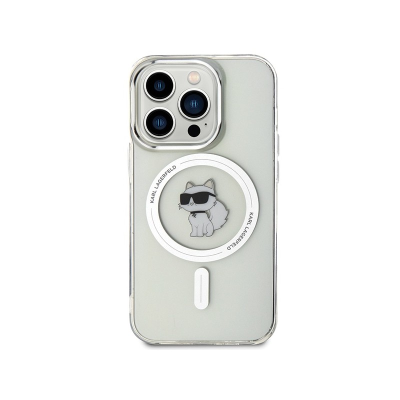 Karl Lagerfeld IML Choupette MagSafe case for iPhone 15 Pro - transparent | mobilo.lv