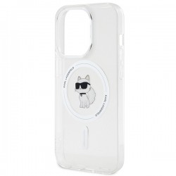 Karl Lagerfeld IML Choupette MagSafe case for iPhone 15 Pro - transparent | mobilo.lv