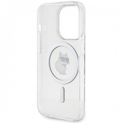 Karl Lagerfeld KLHMP15LHFCCNOT iPhone 15 Pro 6.1" transparent hardcase IML Choupette MagSafe|mobilo.lv