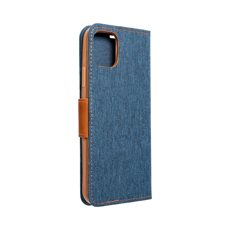 CANVAS Book case for XIAOMI Redmi 12 4G / 12 5G navy blue|mobilo.lv