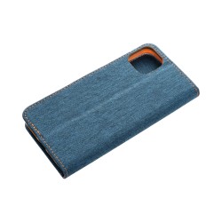 CANVAS Book case for XIAOMI Redmi 12 4G / 12 5G navy blue|mobilo.lv