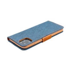 CANVAS Book case for XIAOMI Redmi 12 4G / 12 5G navy blue|mobilo.lv