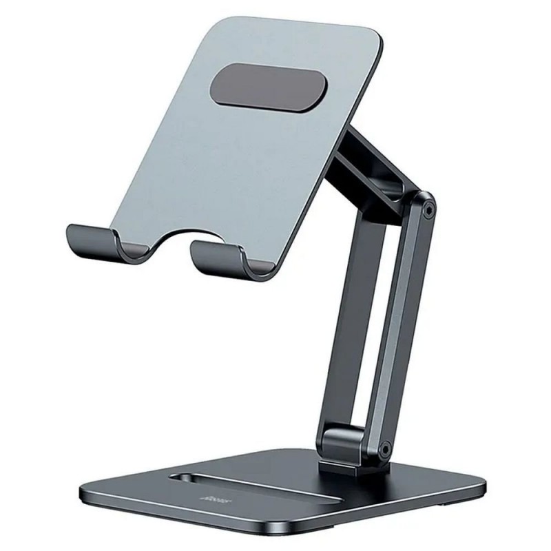 Universal Foldable Metal desk holder for tablet Pelēks