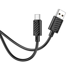 Universal cable USB to Type C 3A Gratified X88 Melns | mobilo.lv