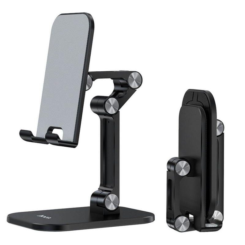 Universal desktop stand double folding Excelente PH34 ( 4,7" - 13" ) Melns | mobilo.lv