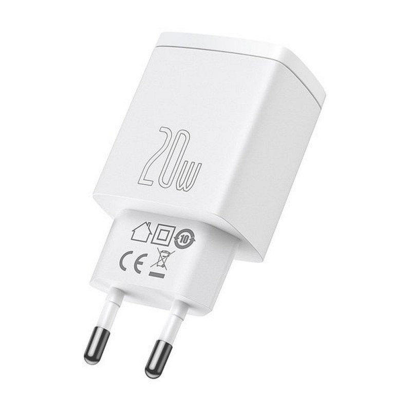 Universal charger USB + Type C Compact PD 20W CCXJ-B02/CCCP20UE Balts