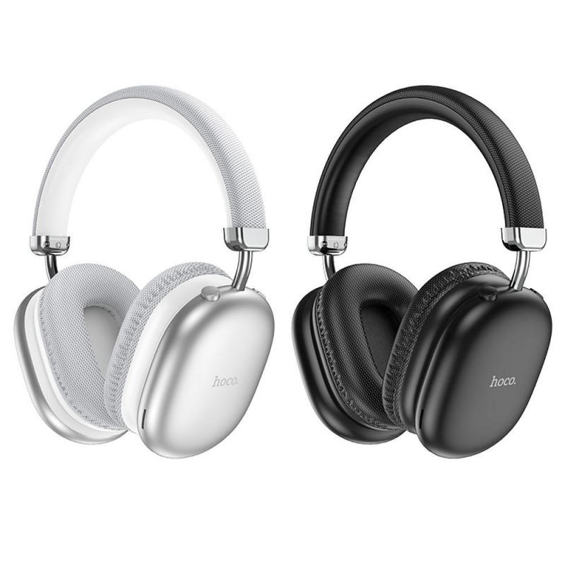 Universal wireless headphones W35 MAX Sudrabs | mobilo.lv