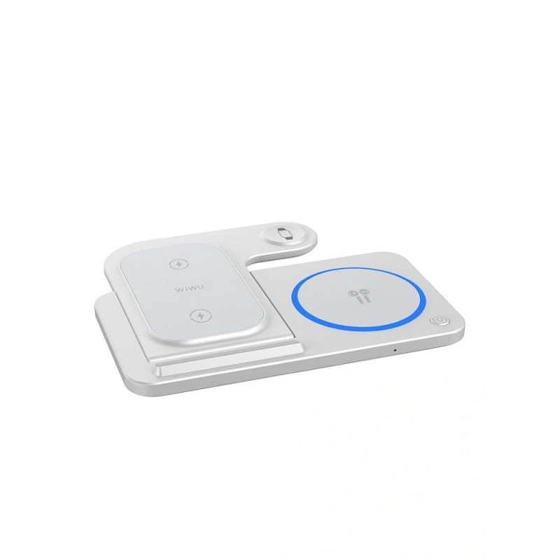 Universal Foldable Wireless Charger Wi-W009 15W Balts | mobilo.lv