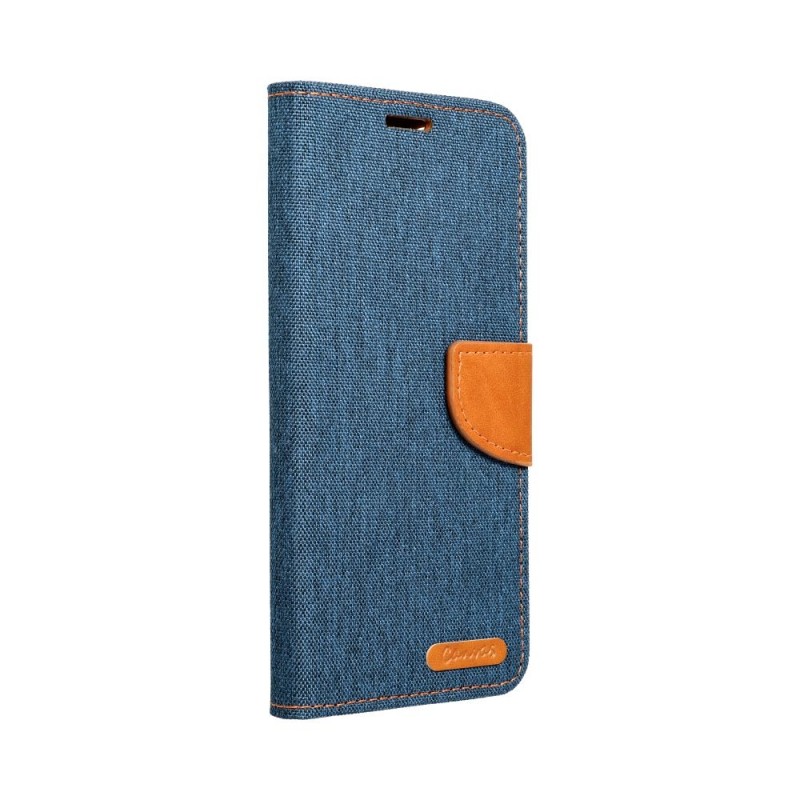 CANVAS Book case for SAMSUNG A05s navy blue|mobilo.lv