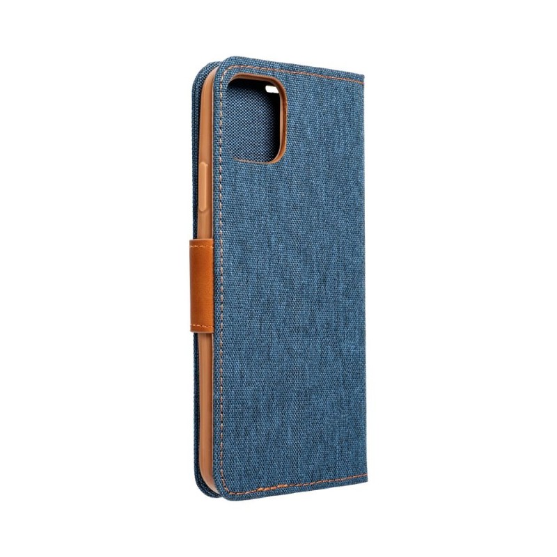 CANVAS Book case for SAMSUNG A05s navy blue|mobilo.lv