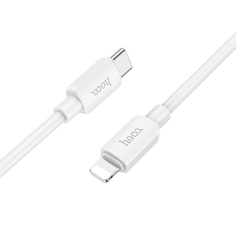 Universal cable Type C to Iphone Lightning 8-pin Hyper Power Delivery 20W X96 1m Balts | mobilo.lv