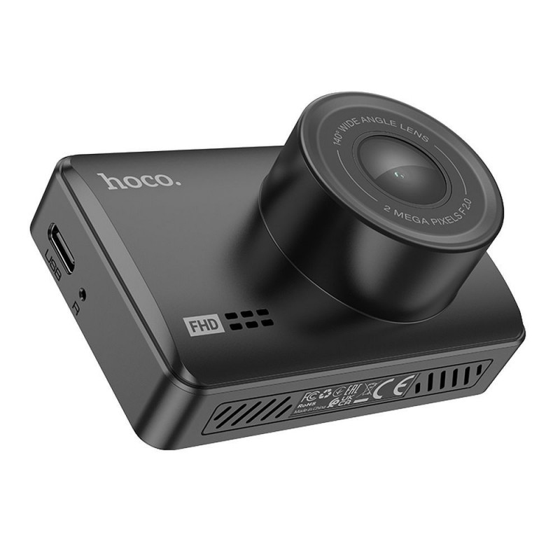 Videoreģistrators Universal driving recorder with dual display (dual-channel) DV3 Melna