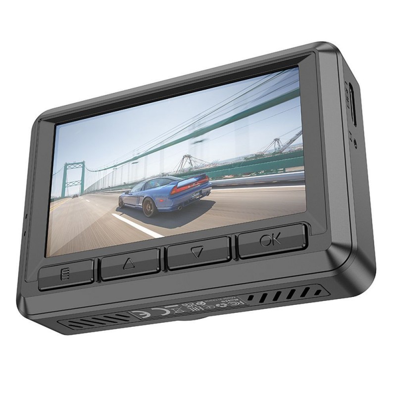 Videoreģistrators driving recorder with display DV2 Melns|mobilo.lv