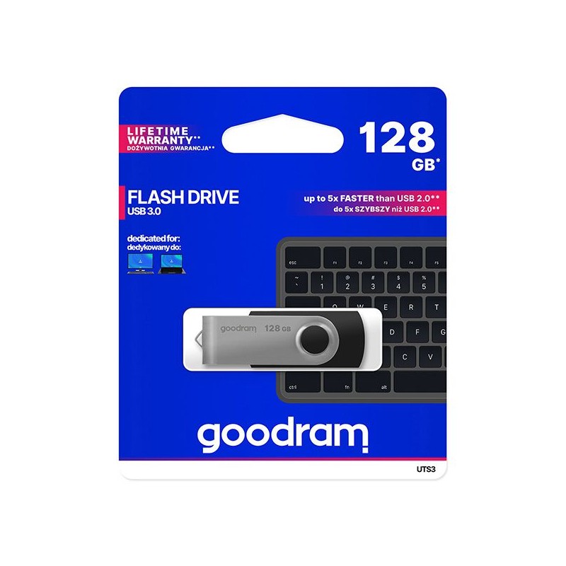 Universal GOODRAM UTS3 128GB USB 3.2 - | mobilo.lv