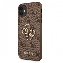 Guess GUHCN614GMGBR iPhone 11 6,1 / Xr brązowy/brown hardcase 4G Big Metal Logo|mobilo.lv