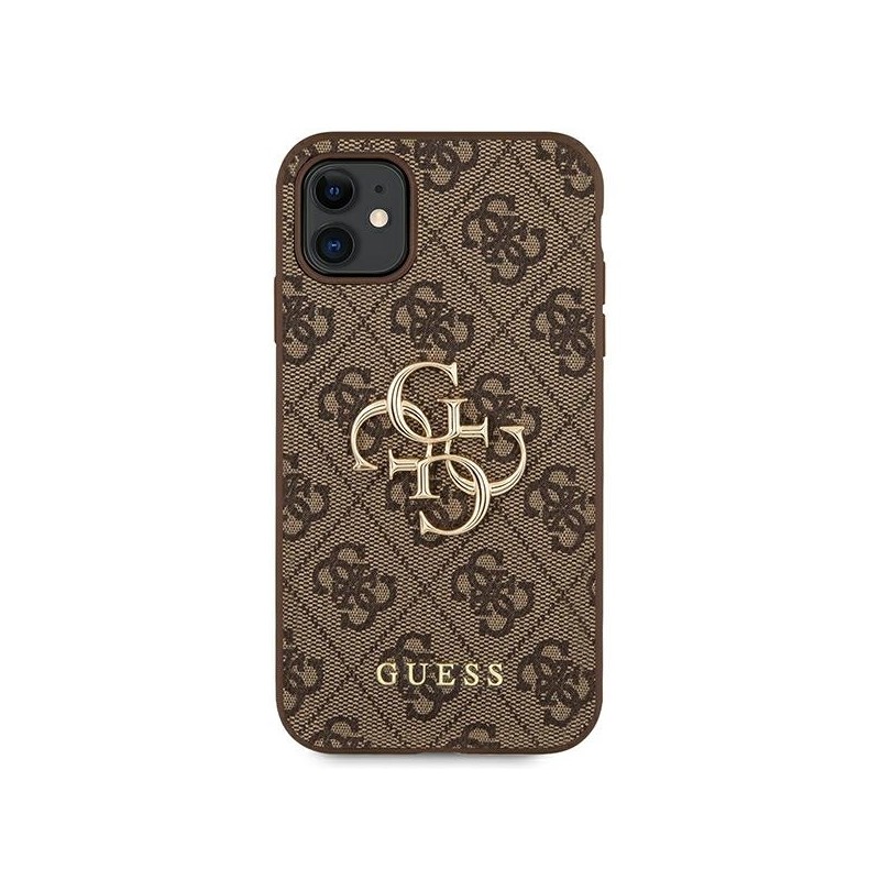 Guess GUHCN614GMGBR iPhone 11 6,1 / Xr brązowy/brown hardcase 4G Big Metal Logo|mobilo.lv