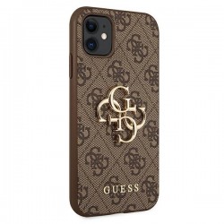 Guess GUHCN614GMGBR iPhone 11 6,1 / Xr brązowy/brown hardcase 4G Big Metal Logo|mobilo.lv