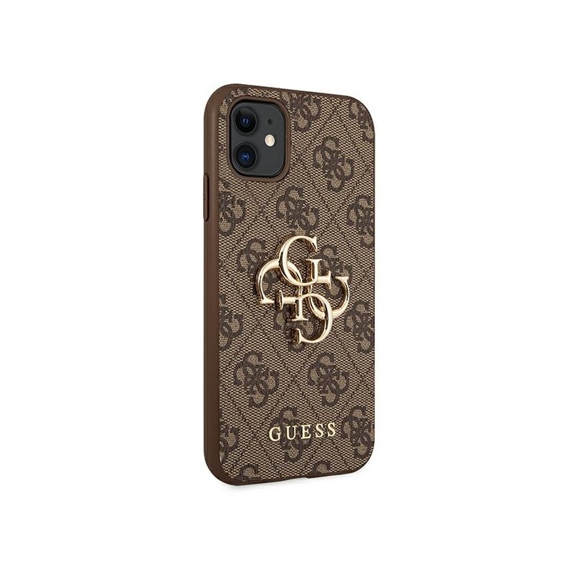 Guess GUHCN614GMGBR iPhone 11 6,1 / Xr brązowy/brown hardcase 4G Big Metal Logo|mobilo.lv