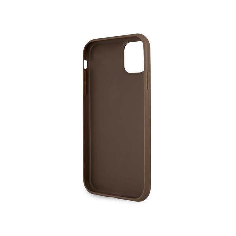 Guess GUHCN614GMGBR iPhone 11 6,1 / Xr brązowy/brown hardcase 4G Big Metal Logo|mobilo.lv