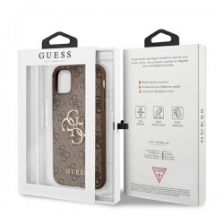 Guess GUHCN614GMGBR iPhone 11 6,1 / Xr brązowy/brown hardcase 4G Big Metal Logo|mobilo.lv