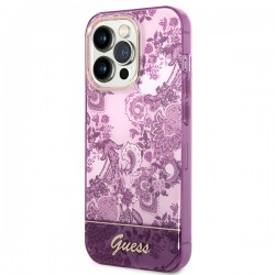 Guess GUHCP14LHGPLHF iPhone 14 Pro 6,1" fuksja/fuschia hardcase Porcelain Collection|mobilo.lv