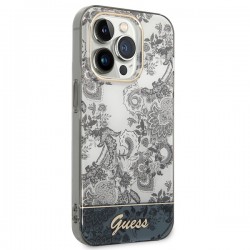 Guess GUHCP14LHGPLHG iPhone 14 Pro 6.1" grey/grey hardcase Porcelain Collection | mobilo.lv