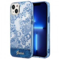 Guess GUHCP14MHGPLHB iPhone 14 Plus / 15 Plus 6.7" niebieski/blue hardcase Porcelain Collection|mobilo.lv