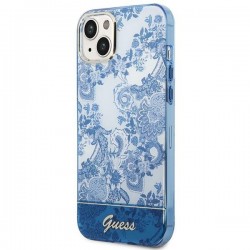 Guess GUHCP14MHGPLHB iPhone 14 Plus 6.7" blue/blue hardcase Porcelain Collection | mobilo.lv