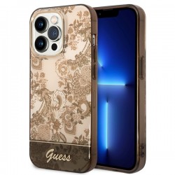 Guess GUHCP14XHGPLHC iPhone 14 Pro Max 6,7" ochre hardcase Porcelain Collection|mobilo.lv