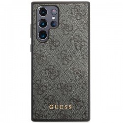 Guess GUHCS24LG4GFGR S24 Ultra S928 czarny/black hardcase 4G Metal Gold Logo