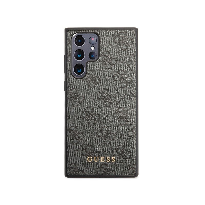 Guess GUHCS24LG4GFGR S24 Ultra S928 czarny/black hardcase 4G Metal Gold Logo