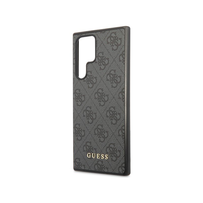 Guess GUHCS24LG4GFGR S24 Ultra S928 czarny/black hardcase 4G Metal Gold Logo