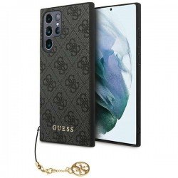 Guess GUHCS24LGF4GGR S24 Ultra S928 czarny/black hardcase 4G Charms Collection