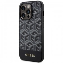 Guess GUHMP14LHGCFSEK iPhone 14 Pro 6.1" czarny/black hardcase GCube Stripes MagSafe|mobilo.lv