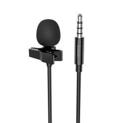 Universal microphone for mobile audio plug for Jack 3,5mm L14 Melns | mobilo.lv