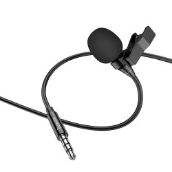 Universal microphone for mobile audio plug for Jack 3,5mm L14 Melns | mobilo.lv