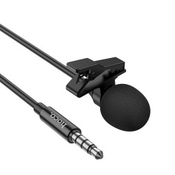 Universal microphone for mobile audio plug for Jack 3,5mm L14 Melns | mobilo.lv