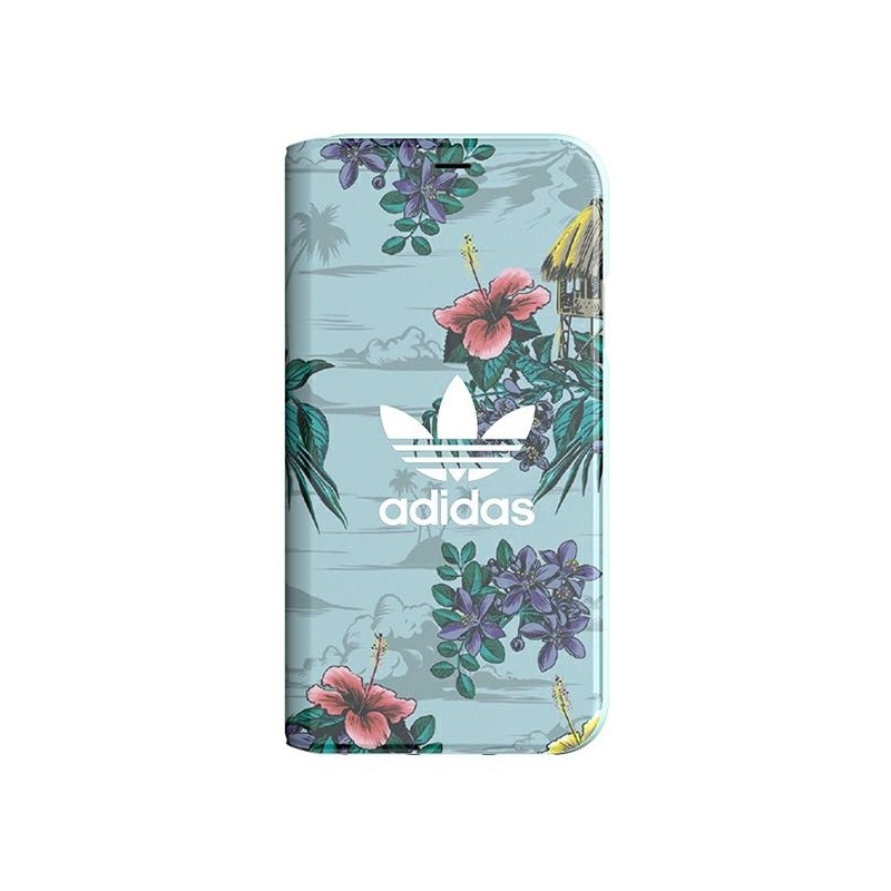 Adidas Booklet Case Floral iPhone X/XS szary/grey 30927 | mobilo.lv