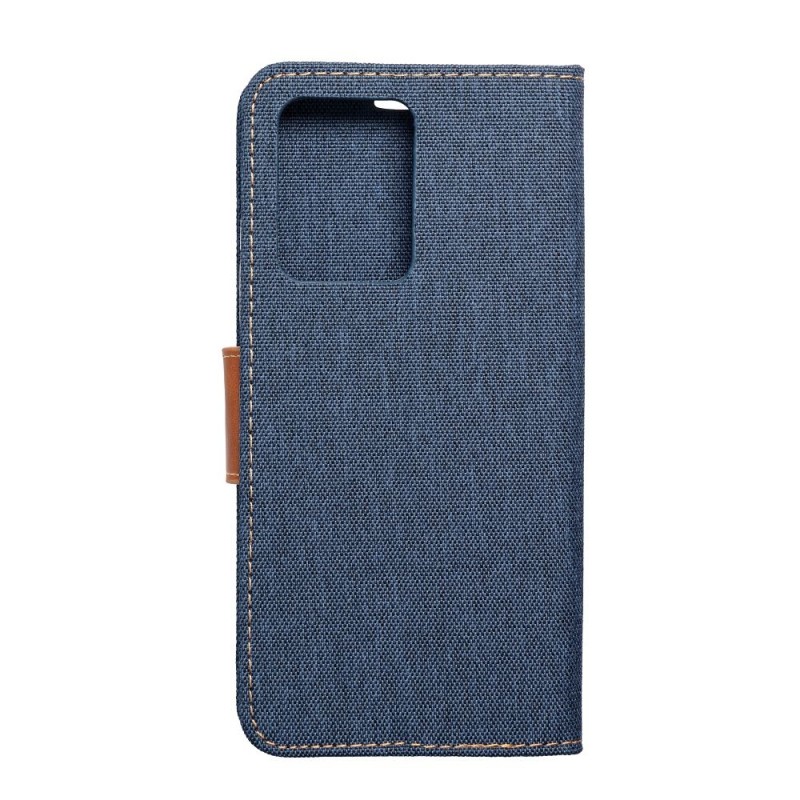 CANVAS Book case for XIAOMI Redmi NOTE 12 PRO Plus 5G navy blue|mobilo.lv