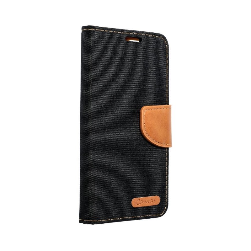 CANVAS Book case for XIAOMI Redmi NOTE 13 4G black|mobilo.lv