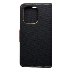 CANVAS Book case for XIAOMI Redmi NOTE 13 4G black|mobilo.lv