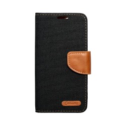 CANVAS Book case for XIAOMI Redmi NOTE 13 4G black|mobilo.lv