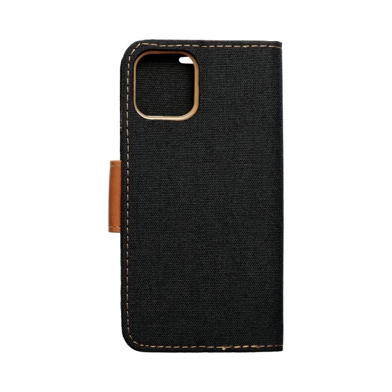 CANVAS Book case for XIAOMI Redmi NOTE 13 4G black|mobilo.lv