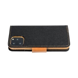 CANVAS Book case for XIAOMI Redmi NOTE 13 4G black|mobilo.lv