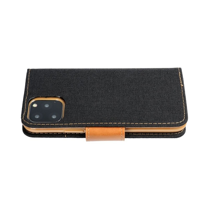 CANVAS Book case for XIAOMI Redmi NOTE 13 4G black|mobilo.lv