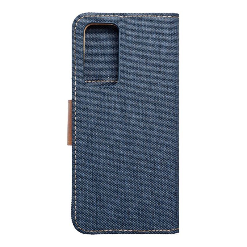 CANVAS Book case for XIAOMI 12 Lite navy blue|mobilo.lv