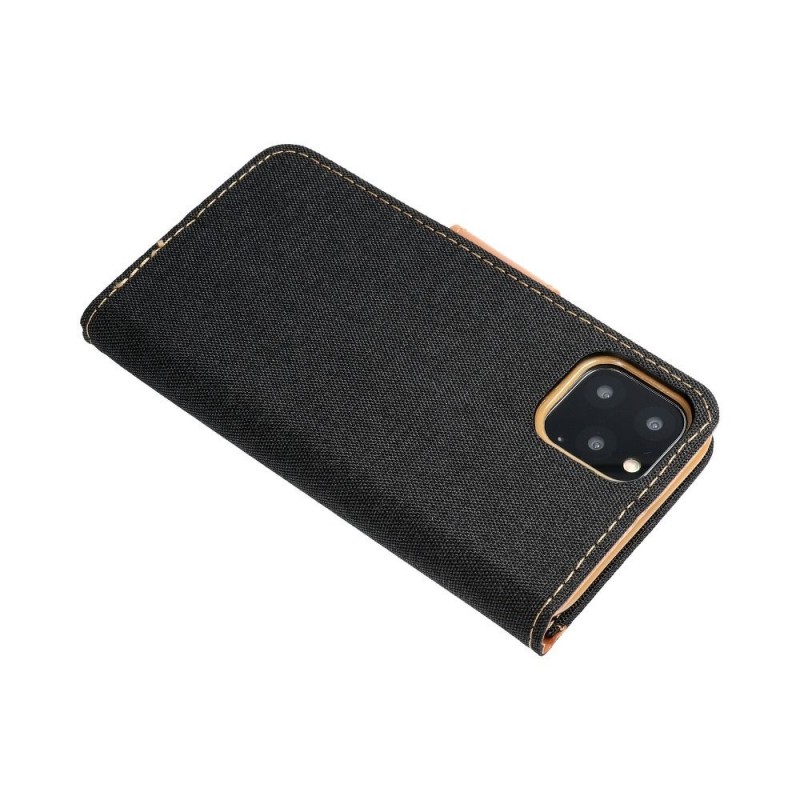 CANVAS Book case for XIAOMI Redmi 9AT / Redmi 9A black | mobilo.lv