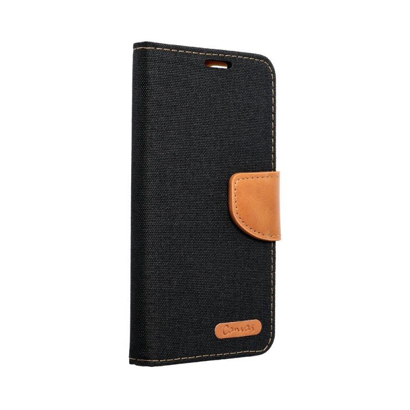 CANVAS Book case for XIAOMI Redmi NOTE 12 4G black|mobilo.lv